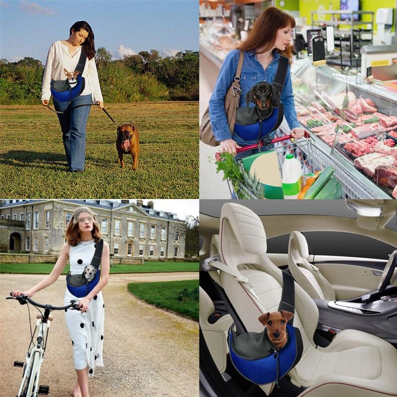 puppy or kitten travel shoulder bag – pet carrier shou | dropsona - neutral - usage example
