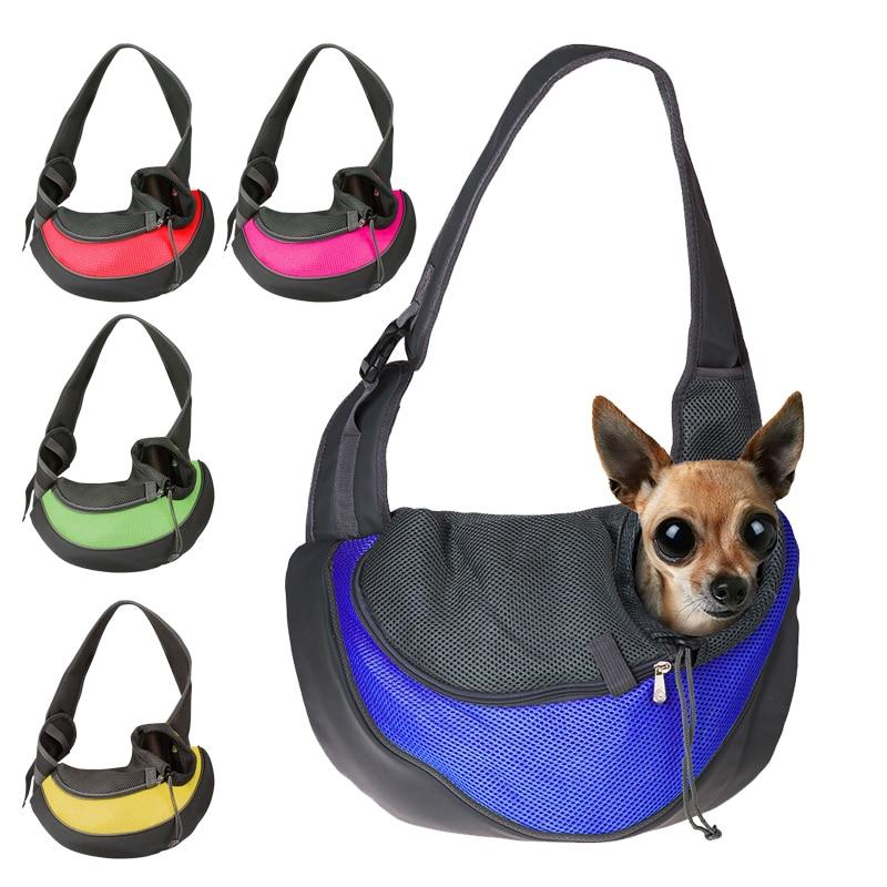 puppy or kitten travel shoulder bag – pet carrier shou | dropsona - neutral - size reference
