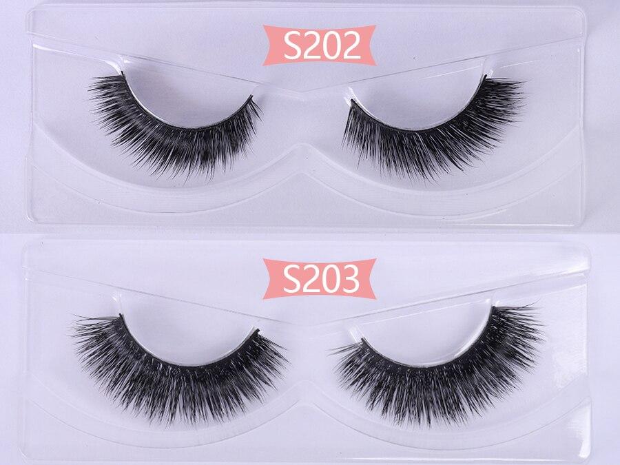 100 pairs 3d mink lashes natural/thick long soft | dropsona - neutral - everyday use