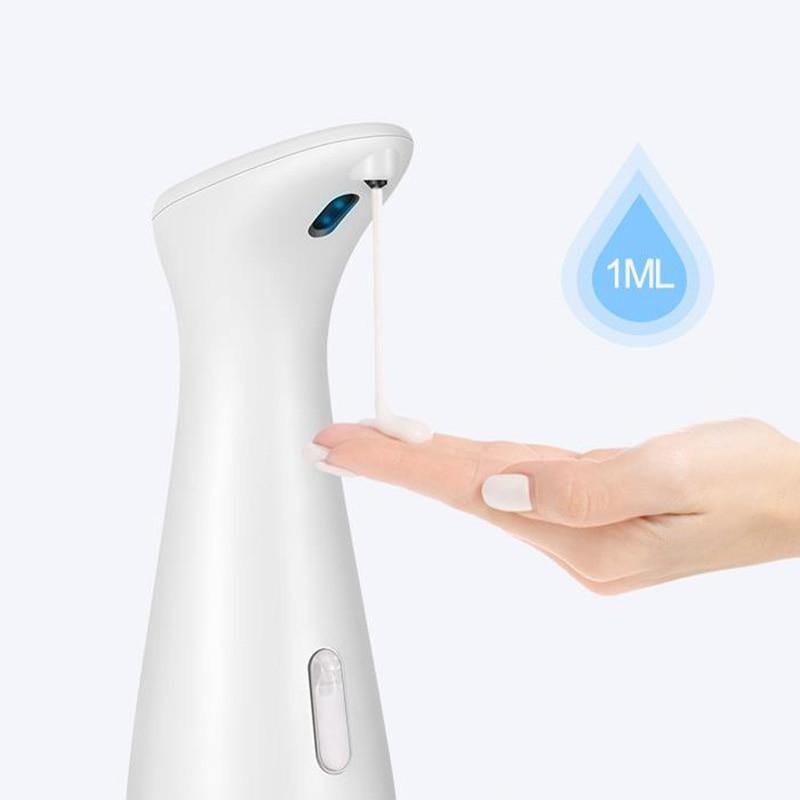 automatic liquid soap dispenser – sensor tou | dropsona - neutral - usage example