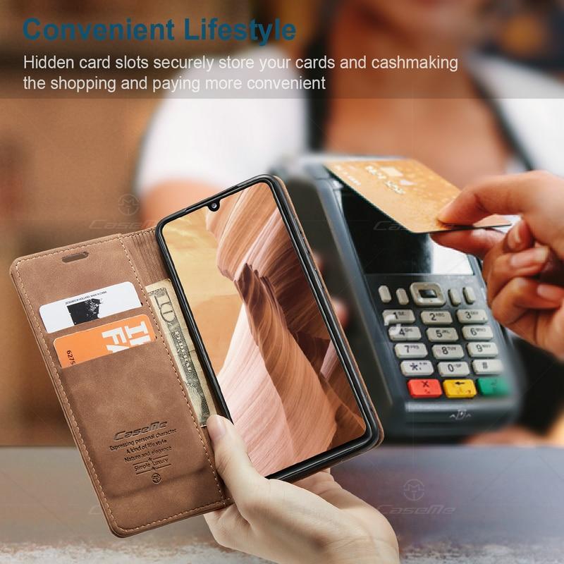 luxury magnetic flip wallet case for iphone 7, 8, x, 1 | dropsona - neutral - material texture