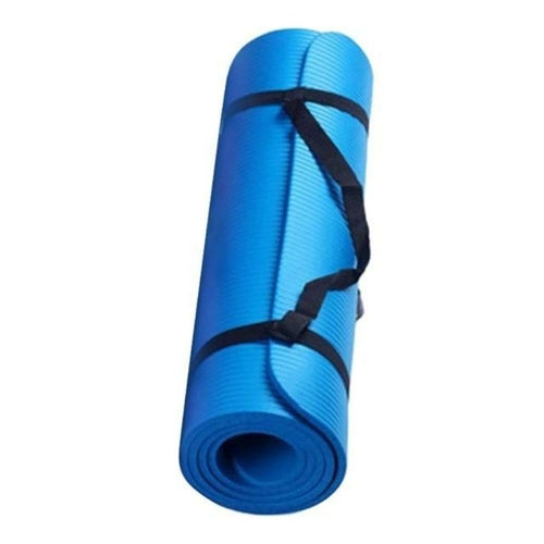 large size slip yoga fitness mat – thickened lengthene | dropsona - neutral - close-up detail