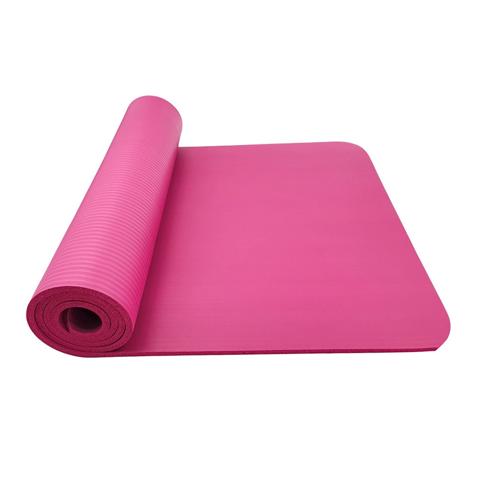 large size slip yoga fitness mat – thickened lengthene | dropsona - neutral - size reference
