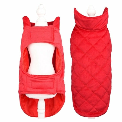 dogs winter warm vest – fur + polyester this is g | dropsona - neutral - close-up detail
