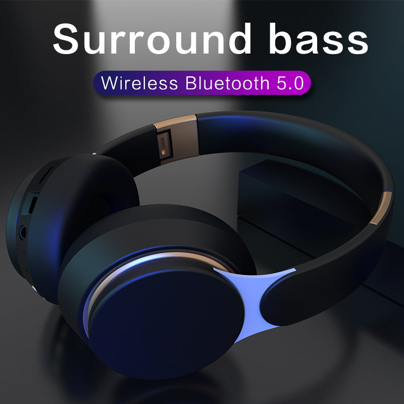 dragon wireless bluetooth 5.0 gaming headset with tf c | dropsona - neutral - front view