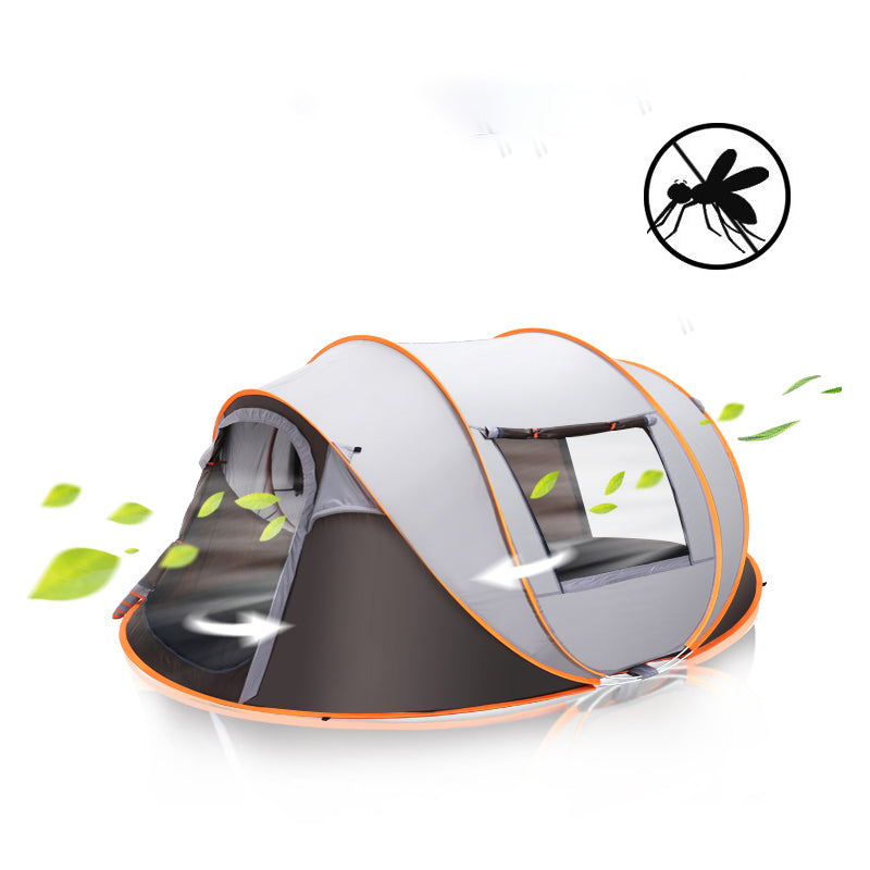 large capacity 4 to 5 persons automatic pop up camping | dropsona - neutral - packaging