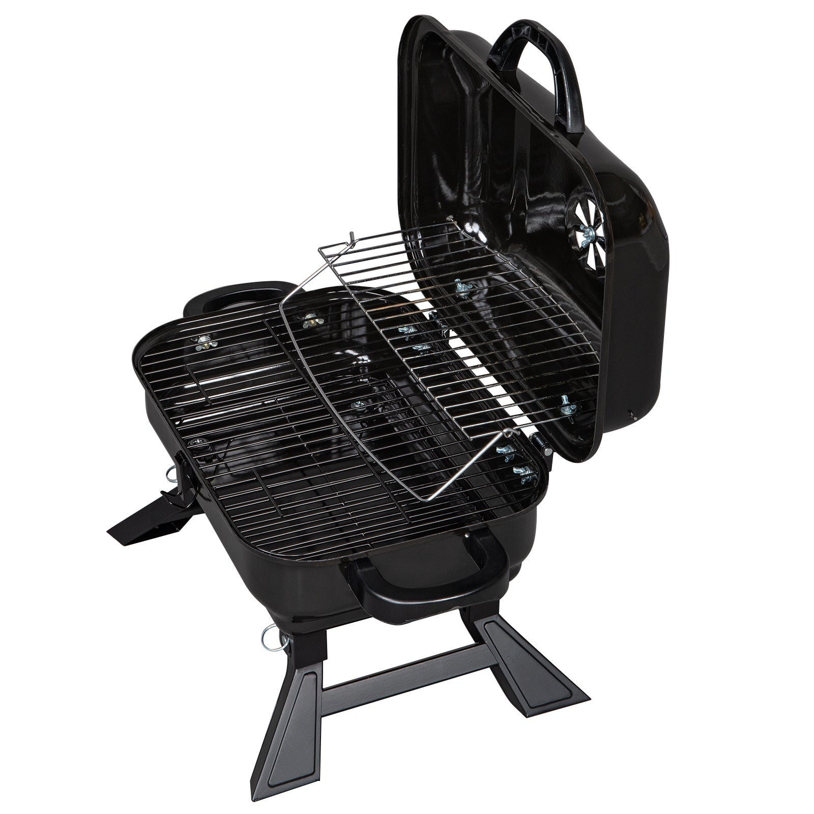 portable tabletop bbq charcoal grill – portab | dropsona - neutral - usage example