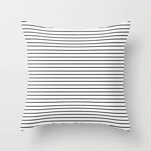 minimal stripes pillow – throw cover made from | dropsona - neutral - everyday use