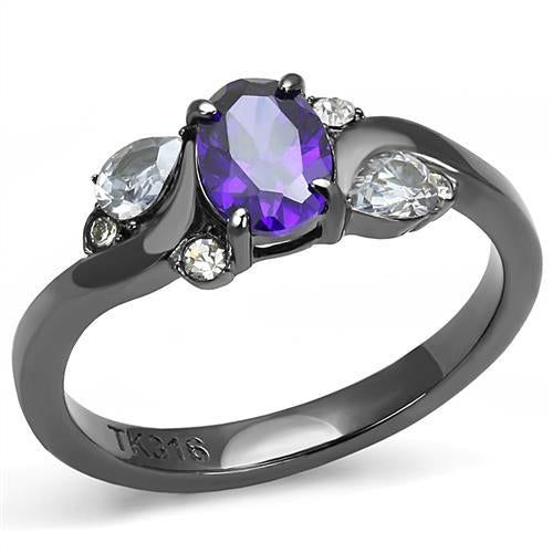 tk3169 - ip light black (ip gun) stainless steel ring | dropsona - neutral - size reference