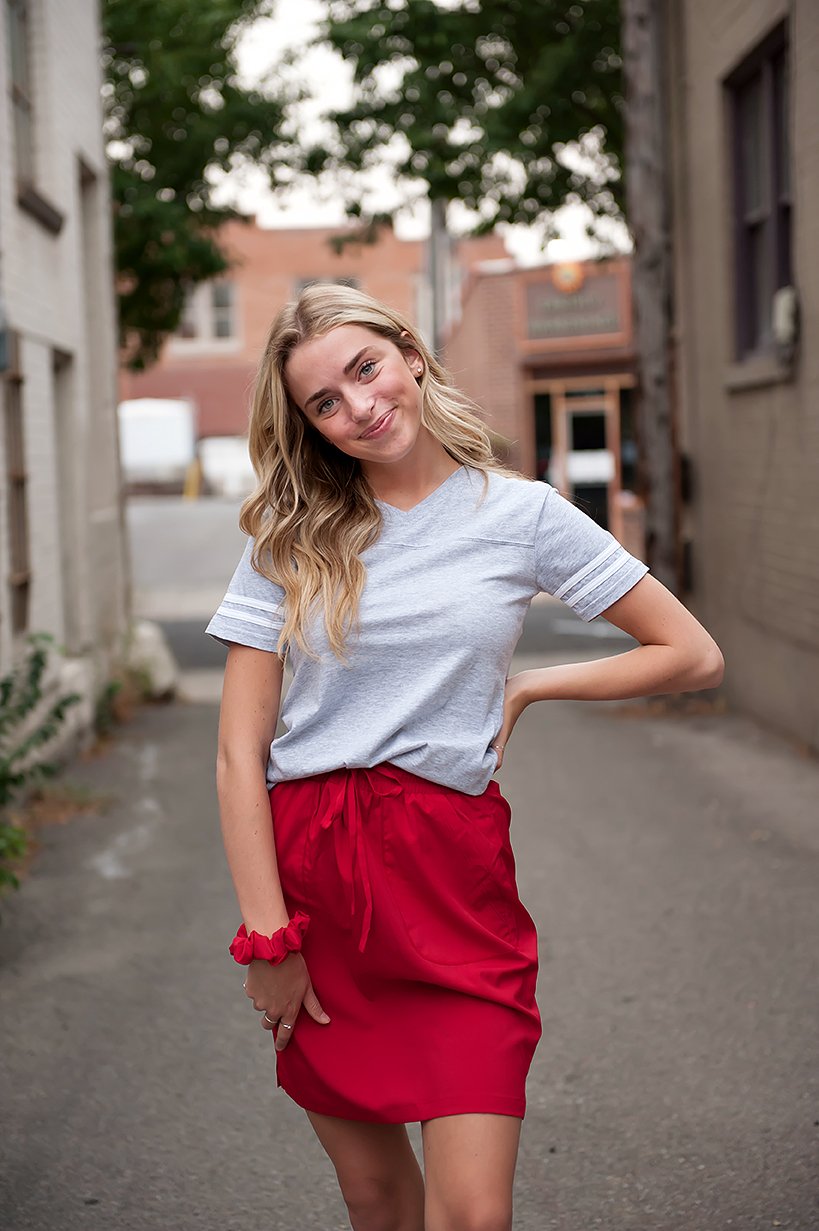 dt breeze sporty skirt in red – "spanish fork" is | dropsona - neutral - everyday use